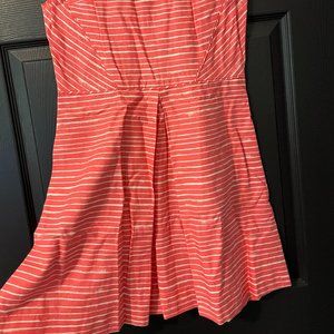 Coral Stripped Dress